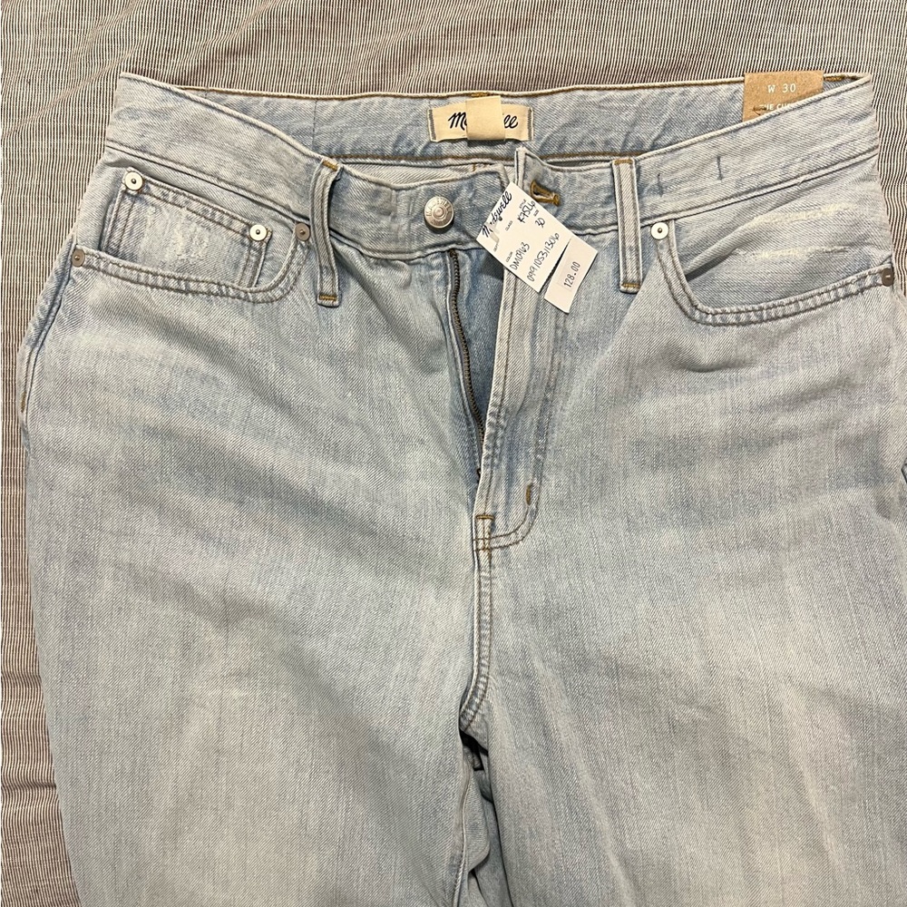 NWT Madewell Size 30 light wash Curvy Perfect Jean
